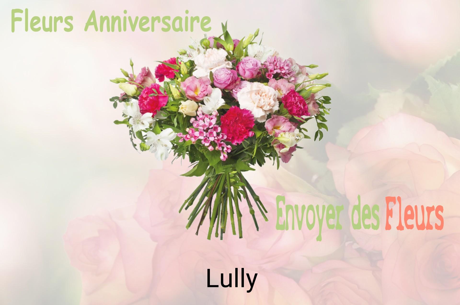 Bouquet de fleurs d’anniversaire livré à Lully